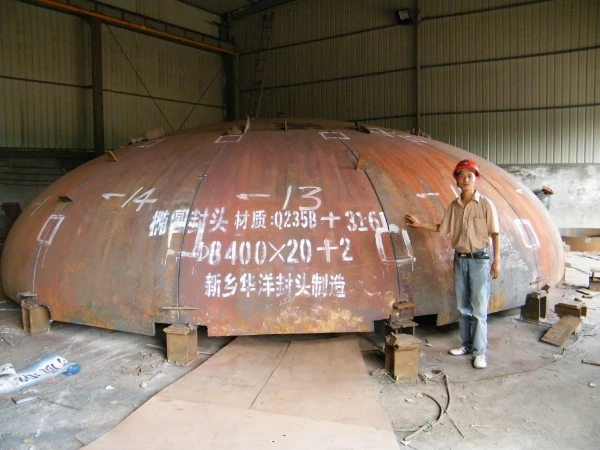 复合板封头预组8400X20+2